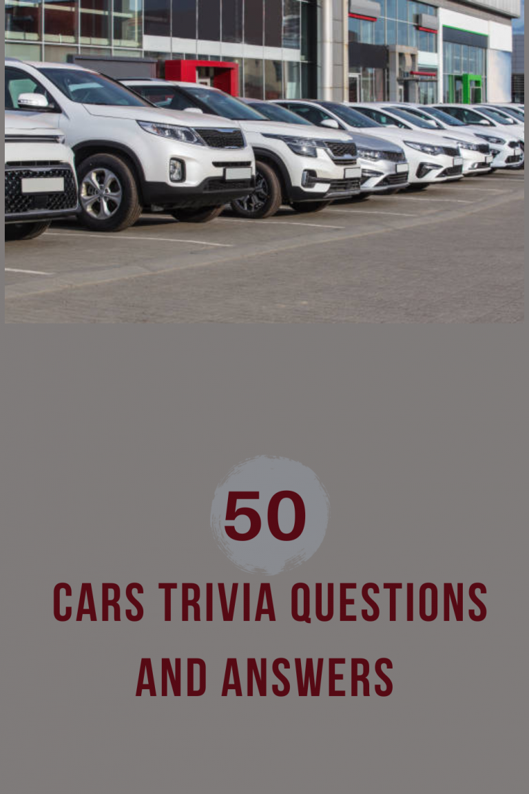 50 Cars Trivia Questions and Answers Trivia Inc