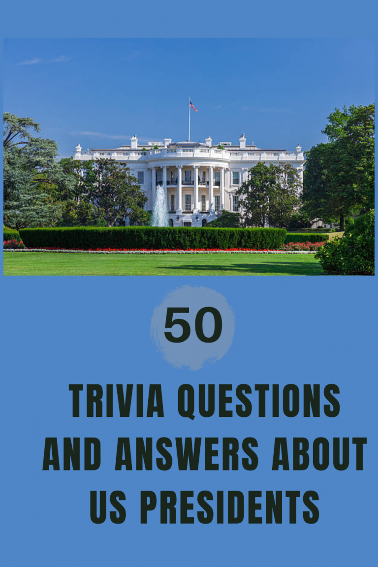 50 Trivia Questions and Answers about US presidents Trivia Inc