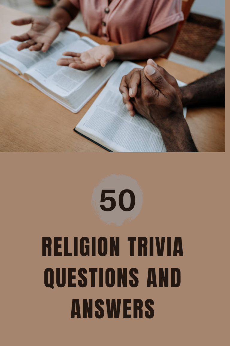50 Religion Trivia Questions and Answers Trivia Inc
