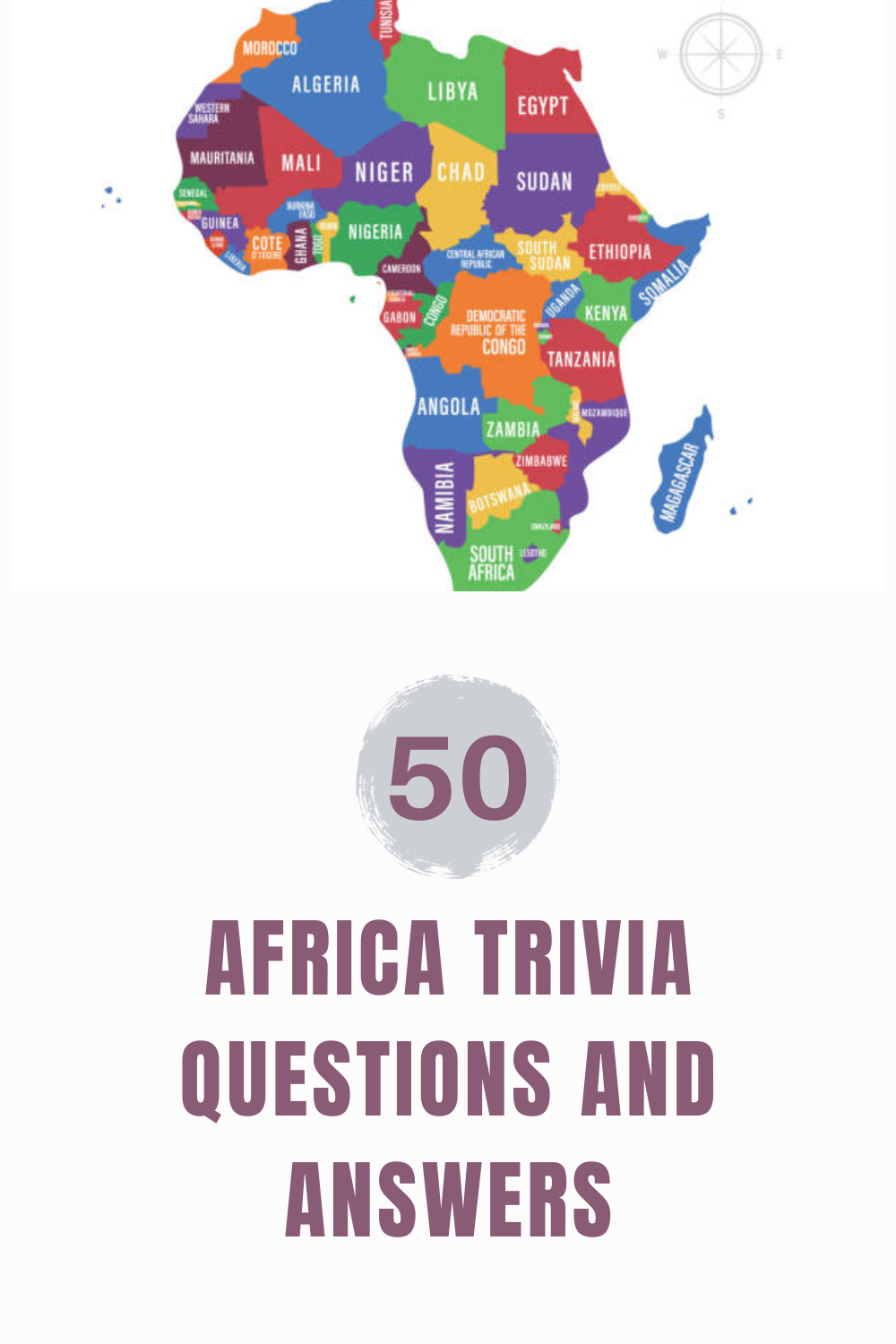 50 Africa Trivia Questions and Answers