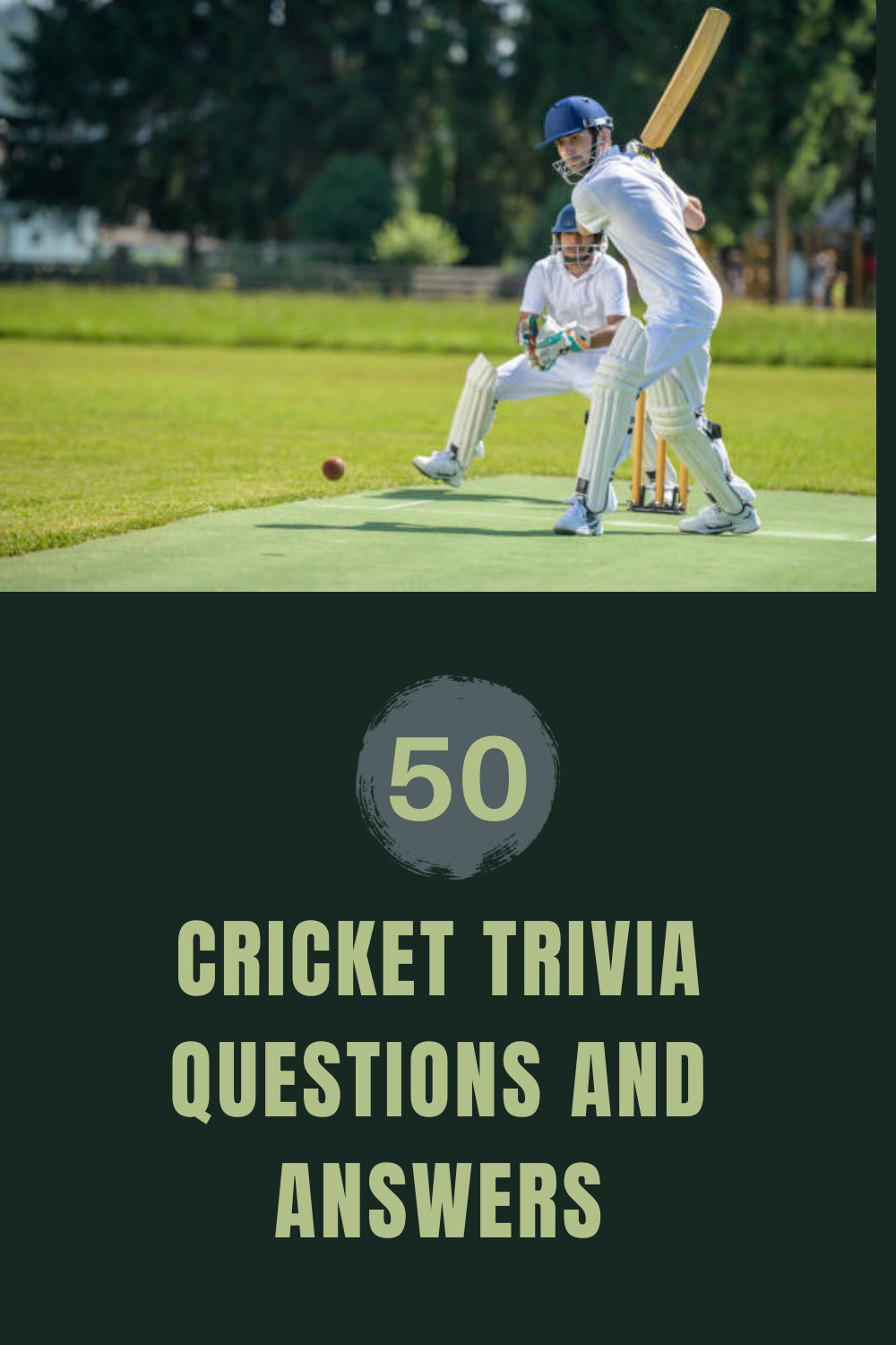 50 Cricket Trivia Questions and Answers