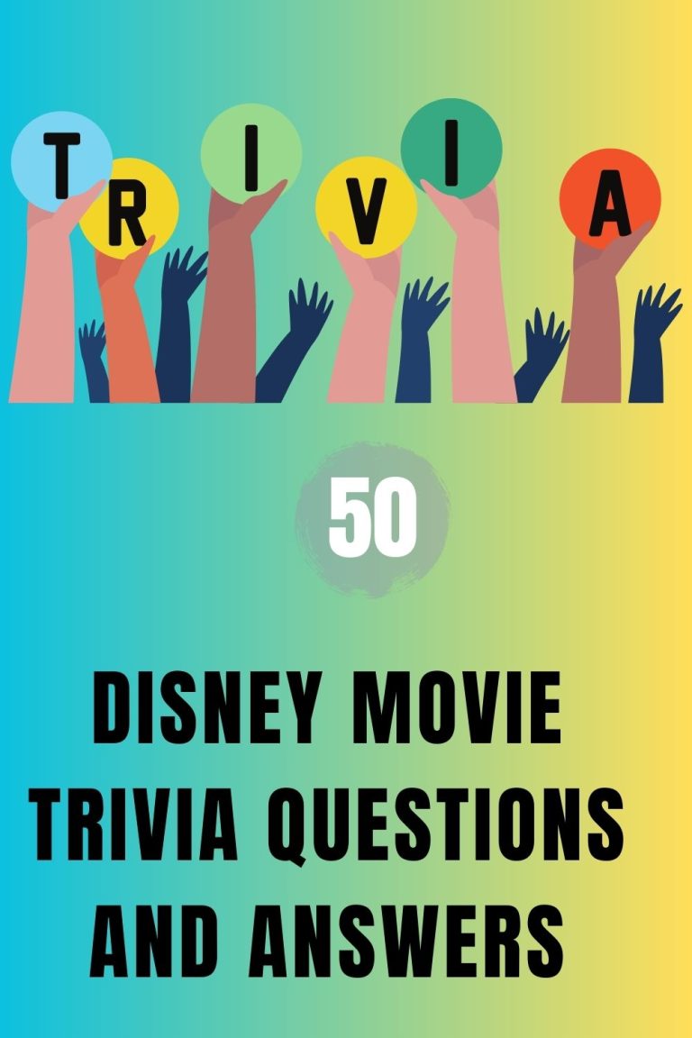 50 Disney Movie Trivia Questions and Answers Trivia Inc