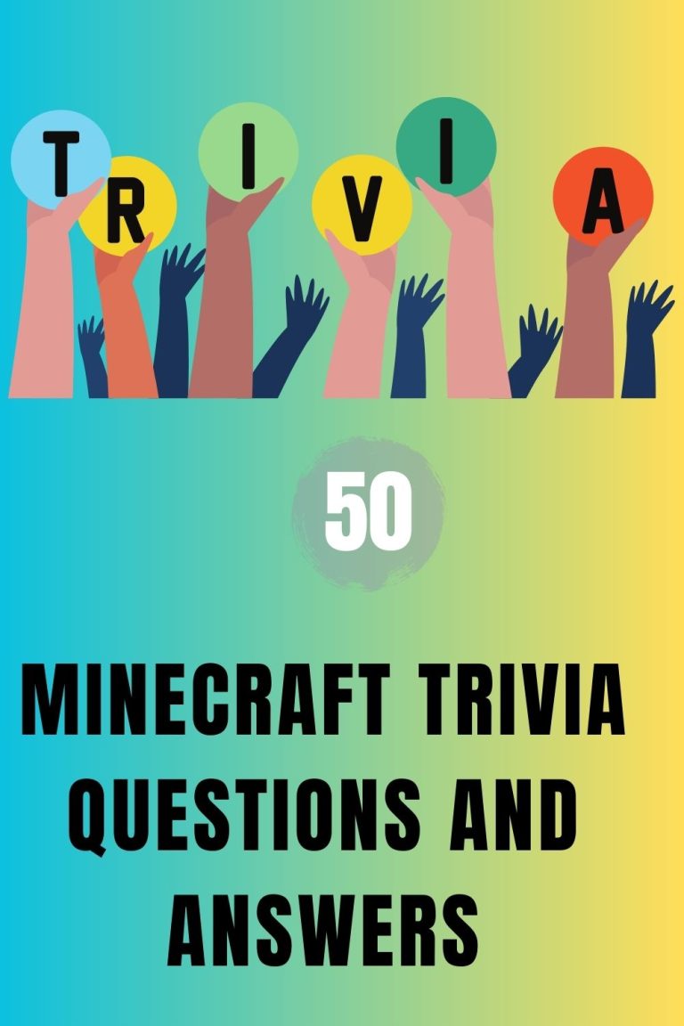 50 Minecraft Trivia Questions and Answers - Trivia Inc