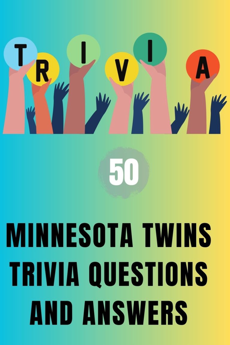 50 Minnesota Twins Trivia Questions And Answers - Trivia Inc