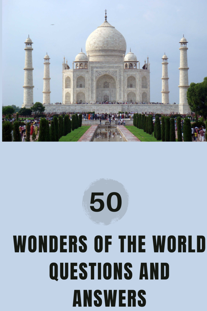 wonders of the world trivia questions